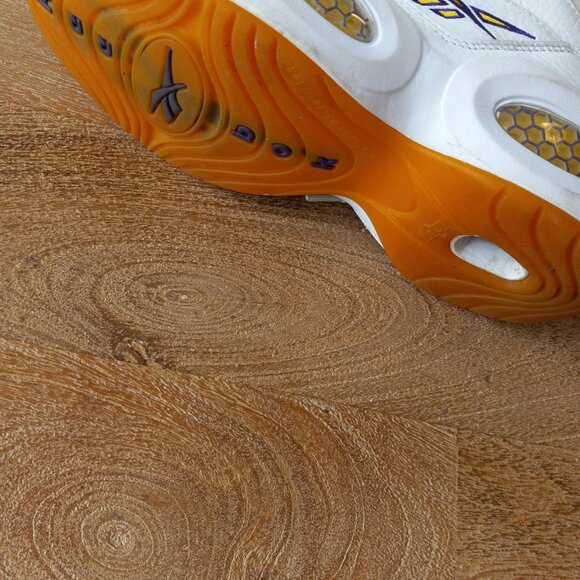 Reebok Question Mid "Yellow Toe" Sneaker Men's Size 10 - Picture 5 of 6